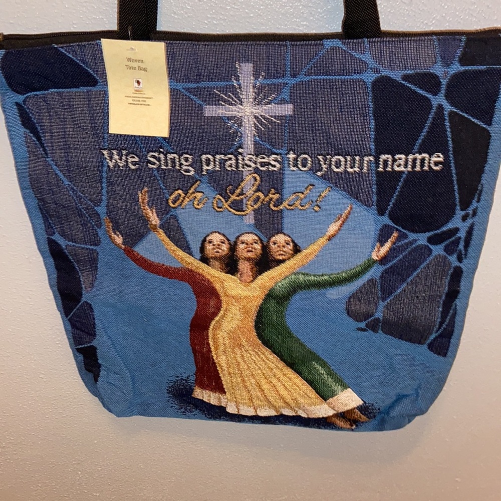 African American Expressions Woven Tote bag